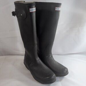 Hunter Original Tall Rain Boots Green Dark Matte US 10 F 9 M EU 42 W23499 Women